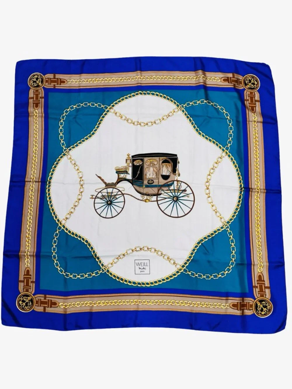 VGT Weill Paris Scarf Shawl Silk 34
